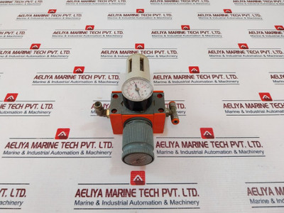 Metal Work Fr 100 20 Pneumatic Air Filter Regulator 0-170 Psi