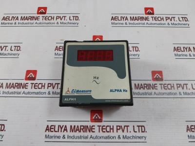 Elmeasure Alpha Hz Frequency Meter 80-300V Ac 200Ma Used Elmeasure Alpha Hz Frequency Meter 80-300V Ac 200Ma Used