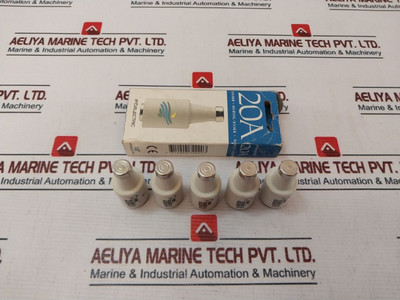 Lot Of 5X Ifo Electric 472220 Fuse 20A 500V New Lot Of 5X Ifo Electric 472220 Fuse 20A 500V New