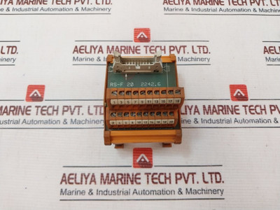 Weidmuller Rs-f 20 Interface Module 2242.6 | Weidmuller Used Weidmuller Rs-f 20 Interface Module 2242.6 | Weidmuller Used