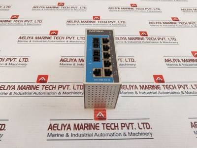 Moxa Eds-208A-mm-sc Ethernet Switch 0.65A 18-30Vac 50/60Hz Used