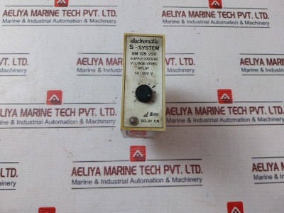 Electromatic Sm 125 220 Voltage Level Relay With Base 10A 300V