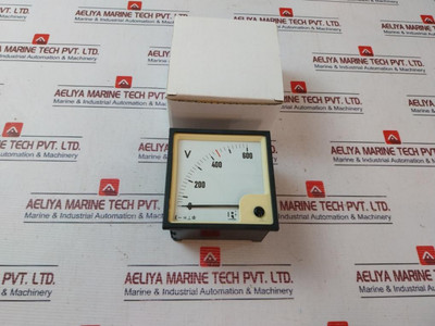 Rishabh Eq96 Analog Voltmeter 0-600V Used Rishabh Eq96 Analog Voltmeter 0-600V Used