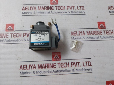Kuroda As-2306 Solenoid Valve 100V 50-60Hz New
