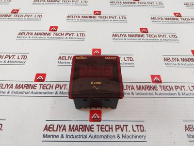 Selec Ma202 Digital Ammeter 240V Ac 50/60Hz Used