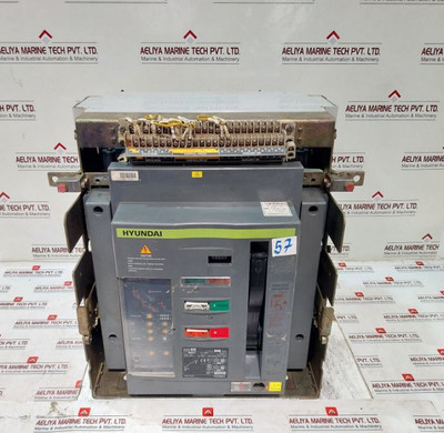 Hyundai Hian 20 3 Poles Air Circuit Breaker 2000A Cat B 50/60Hz Used Hyundai Hian 20 3 Poles Air Circuit Breaker 2000A Cat B 50/60Hz Used