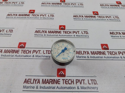 Festo 356 759 R9 Pressure Gauge 0-16 Bar