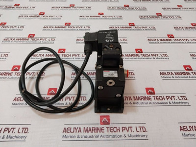 Rexroth Mecman 04983-197-18 Solenoid Valve & Coil 10 Bar 24Vdc 10W Used