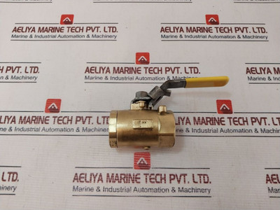 Parker 1039970 Ball Valve Vented 1 In Npt Brass Used Parker 1039970 Ball Valve Vented 1 In Npt Brass Used