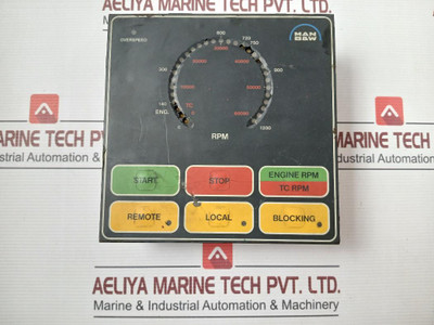 Man B&W Rpm Indicator 0-1200 Rpm 24Vdc