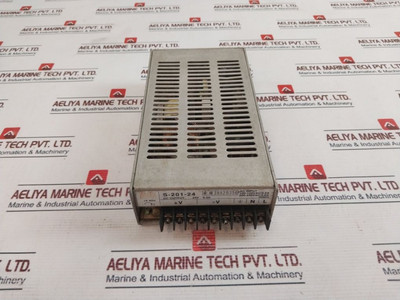 Mean Well S-201-24 Power Supply 200-240Vac 50/60Hz Used Mean Well S-201-24 Power Supply 200-240Vac 50/60Hz Used