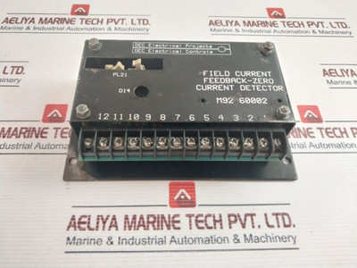 Gec M92 60002 Field Current Feedback-zero Current Detector Used
