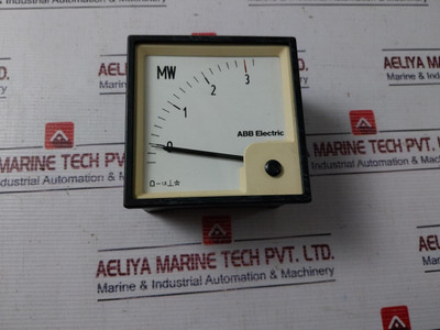 Abb Electric 0-3 Mw Panel Meter Used Abb Electric 0-3 Mw Panel Meter Used