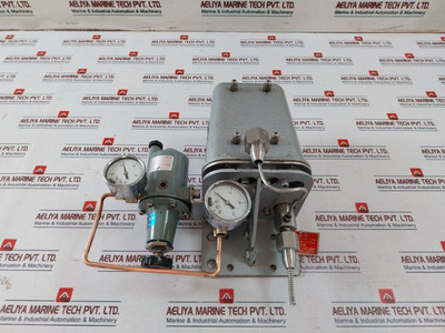 Nagano Keiki Ke 21 Pneumatic Pressure Transmitter W/ Air Regulator Xr 15