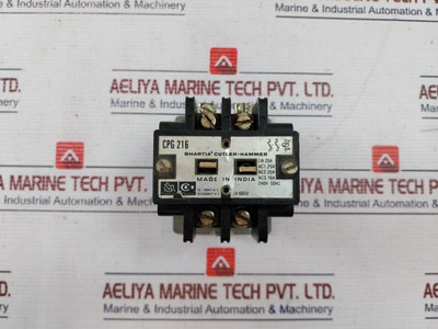 Cpg 216 Contactor Bhartia Cutler Hammer Used Cpg 216 Contactor Bhartia Cutler Hammer Used