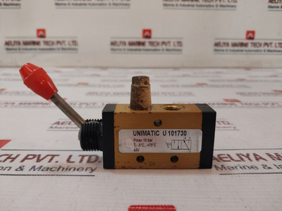 Unimatic U 101730 Hand Lever Valve Used Unimatic U 101730 Hand Lever Valve Used
