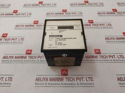Multitek M600-wm4,D1005, 3 Phase 3Wire Kilowatt Hour Meter Used Multitek M600-wm4,D1005, 3 Phase 3Wire Kilowatt Hour Meter Used