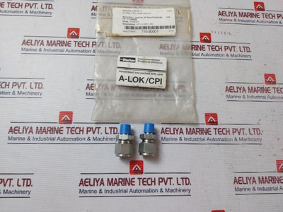 Lot Of 2X Parker A-lok 316 Npt Fitting Pipe Union A300186-17 New