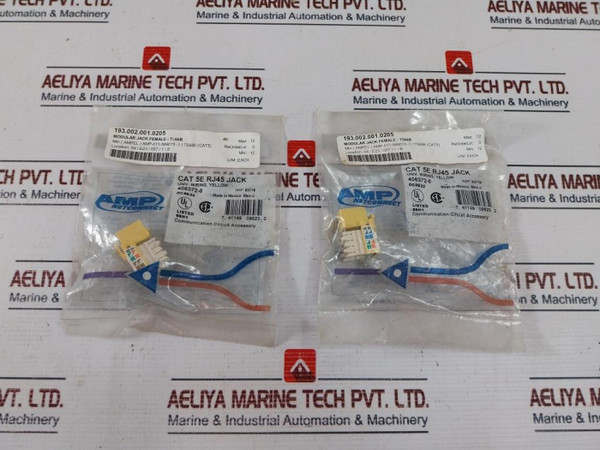Lot Of 6X Amp Netconnect 406372-8 Modular Jack Female -t568B New