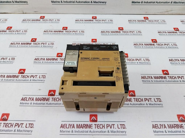 Omron C200H-cpu01-e Programmable Controller Cpu Unit W/ C200H-mr43 (Not Working)
