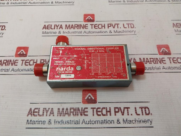 Narda 3002-10 Coaxial Directional Coupler Fscm 99899 - Used