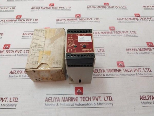 Megacon Krm72 Phase Failure Relay 110V 50/60Hz - New