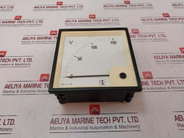 Rishabh Pq 144 Analog Volt Meter 0-150V - Used