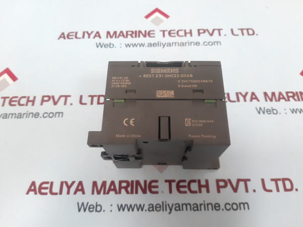 Siemens Analog Input Module 231-0Hc22-0Xa8 Ltd 1P Em 231 Cn Ai4