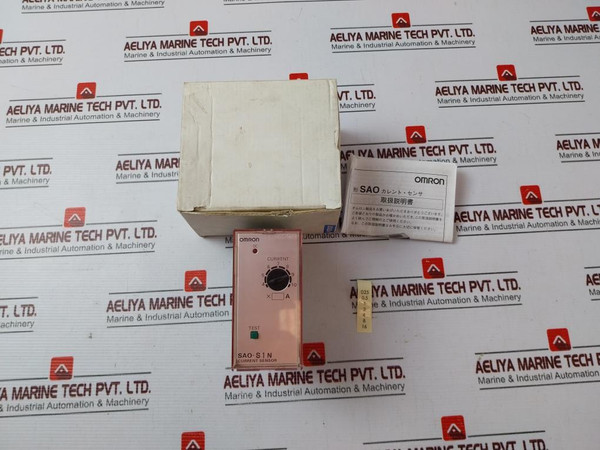 Omron Sao-s1N Current Sensor 100/110/120Vac - New