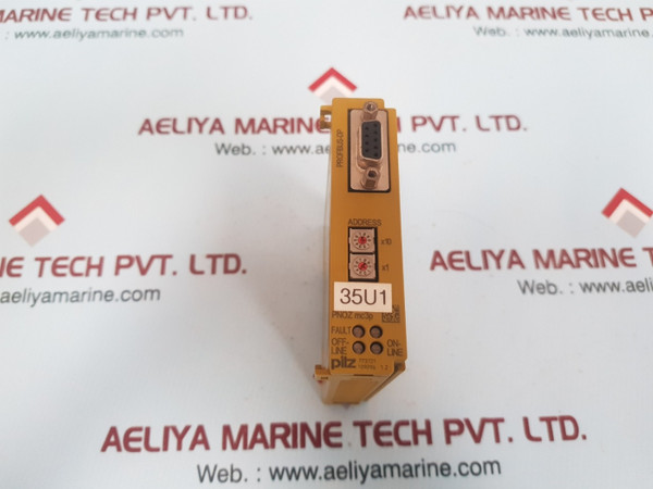 Relay module pilz pnoz mc3p 773721 profibus slave 12mbit/s