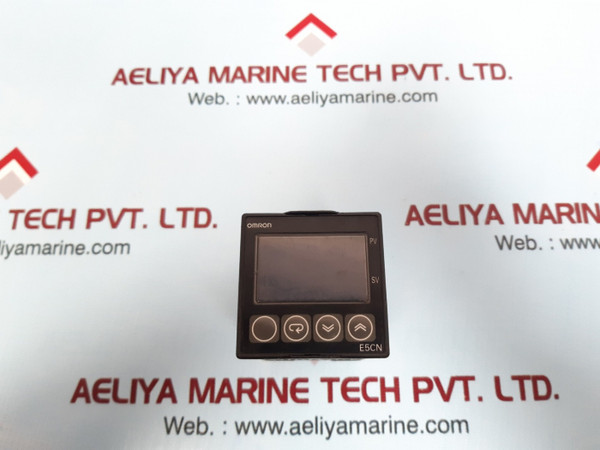 Omron e5cn-rt temp ctrl, lot no. 1060mr, 100 to 240 vac, 50/60hz