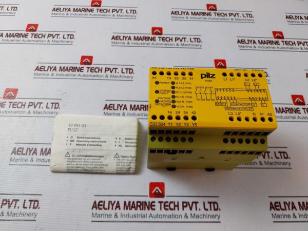 Pilz Pu3Z 775510 Safety Relay 24Vac/Dc - New