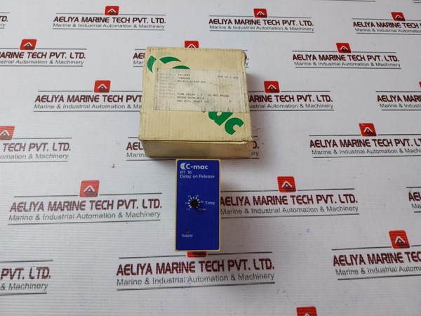 C-mac Rt16-2-1-240-60S Delay On Release Timer 2 Pole 5A/250 Vac