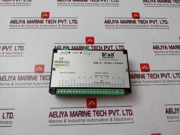 Telefrang S48 Siox Analog Input Output Module 24V Ac/Dc - Used