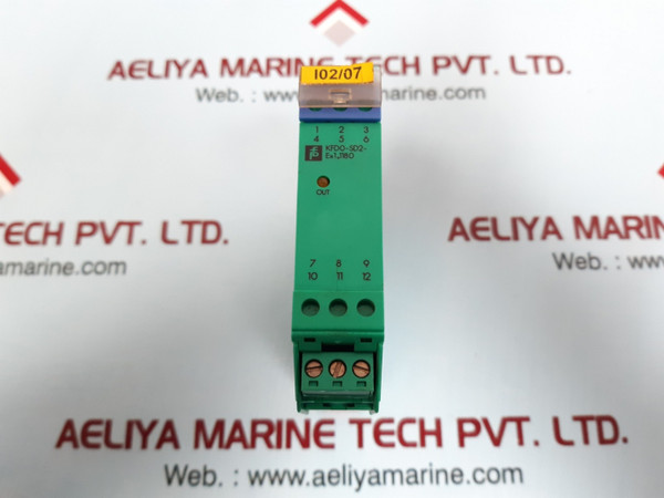 Pepperl fuchs kfdo-sd2-ex1.1180 isolated barrier part no.133239