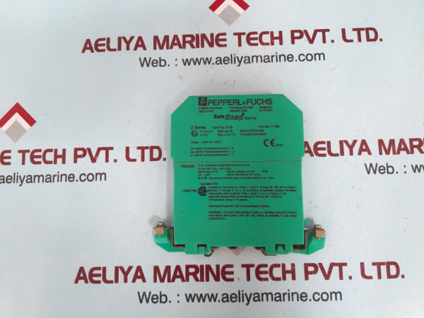 Safe Snap Barrier Z728 by Pepperl+Fuchs - Type Z-Series