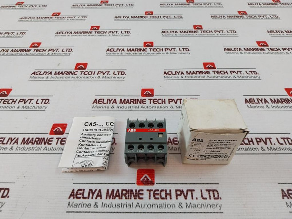 Abb Ca5-40E Auxiliary Contacts Block 1Sbc101012M5501-09/04