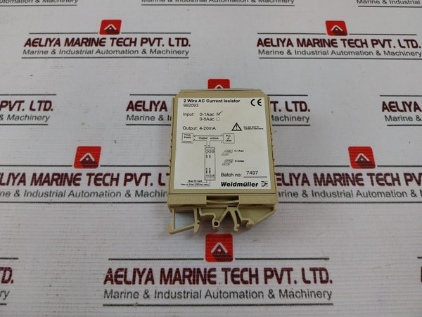 Weidmuller 992093 2 Wire Ac Current Isolator 250V