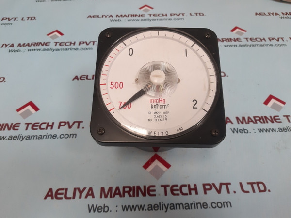 Meiyo mkh-110tp pressure indicator, 760-500 mmhg, 0-2 kgf/cm2