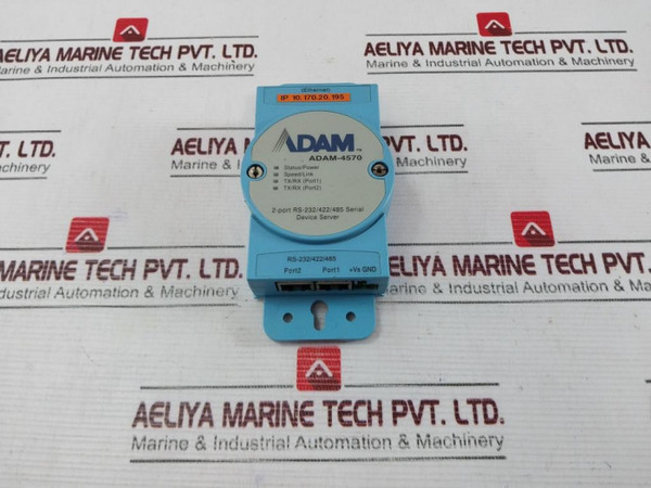 Adam Adam-4570 Device Server 2-port Rs-232/422/485 Serial - Used