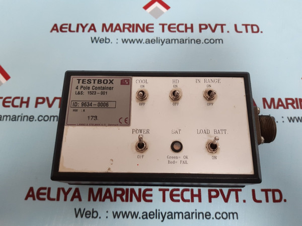 Lanng & stelman 1523-001 4 pole container testbox
