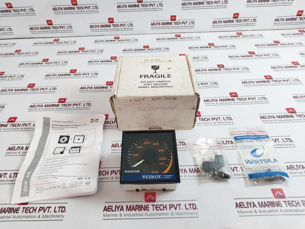 Deif Dlq96-pc-pw Propulsion Control Engine Rpm Indicator