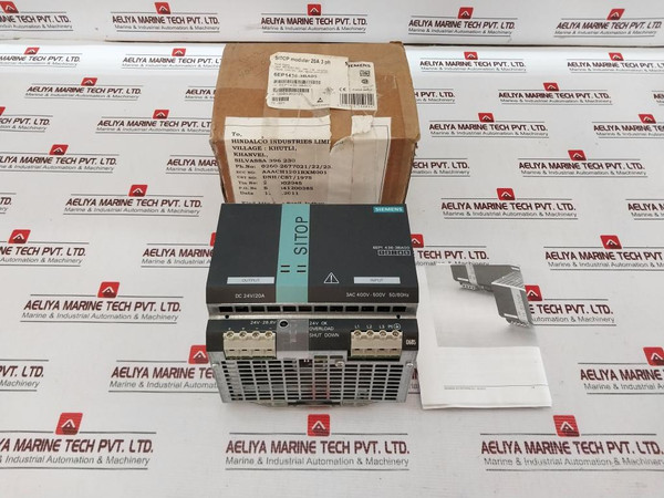 Siemens 6Ep1 436-3Ba00 Sitop Modular 20A 3 Ph Power Supply 400-500V 3Ac