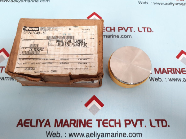 Parker 24 p040-ss  dual seal flanges
