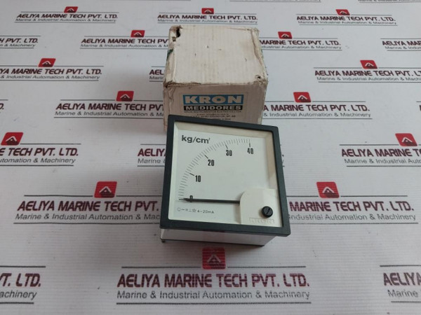 Kron Medidores Bm96Pc Analogue Panel Meter 0-40 Kg/Cm2 - Used
