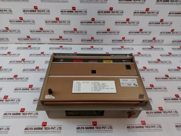 Servoteknikk Mbs-802 Fire Alarm Panel 240V 50/60Hz - Used
