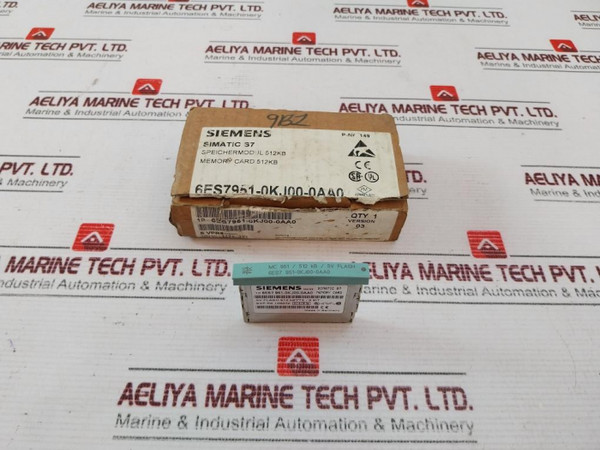 Siemens Simatic S7 6Es7 951-0Kj00-0Aa0 Memory Card 0000-6973-36 - New