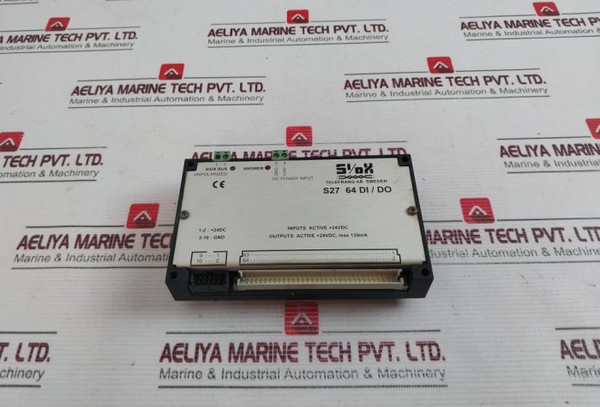 Telefrang Siox S27 64Di/Do Input Output Module 6S27 V.2.42 - Used