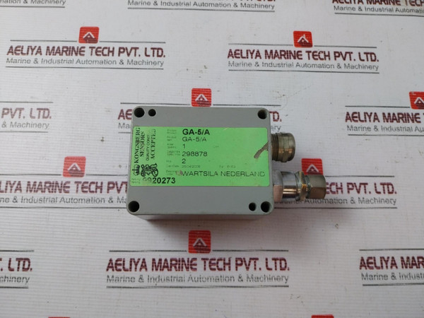 Kongsberg Ga-5/A Thermocouple Amplifier 15V Dc - Used