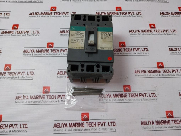 General Electric Thed136030 3 Pole Circuit Breaker 600Vac 30A - Used